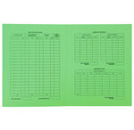 Paquet 25 chemises Avocat Imprimées Procédure 265g Vert x 5 EXACOMPTA