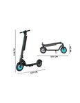 Wegoboard - trottinette runway plus (jusqu'à 35 km d'autonomie) - noir/bleu