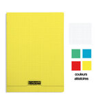 Lot de 10 Cahiers piqué 8000 POLYPRO assorties 24x32cm 96p Q.5x5 90g CLAIREFONTAINE