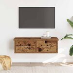 vidaXL Armoire murale vieux bois 60x26x18 5 cm bois d'ingénierie