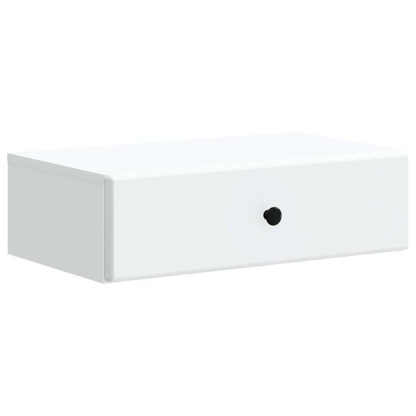 vidaXL Table d'appoint murale Blanc 59 x 34 5 x 17 cm