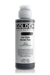 Peinture Acrylic FLUIDS Golden 119 ml Van Dyke Brown Hue S4