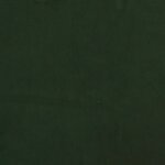 vidaXL Canapé-lit à 2 places avec deux oreillers Vert foncé Velours