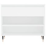 vidaXL Armoire à chaussures Blanc 70x36x60 cm Bois d'ingénierie