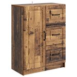 vidaXL Buffet Bois ancien 66 x 34 5 x 87 cm Bois d'ingénierie