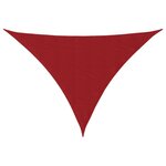 vidaXL Voile de parasol tissu oxford triangulaire 3x4x5 m rouge