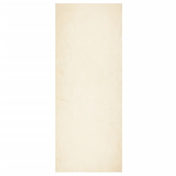 vidaXL Tapis HUARTE à poils courts doux et lavable crème 80x200 cm