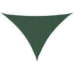 vidaXL Voile parasol tissu oxford triangulaire 5x6x6 m vert foncé