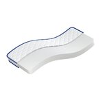 vidaXL Matelas en mousse à mémoire de forme blanc 80x200x17 cm doux