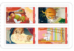 Carnet 12 timbres - Contes merveilleux - Lettre verte