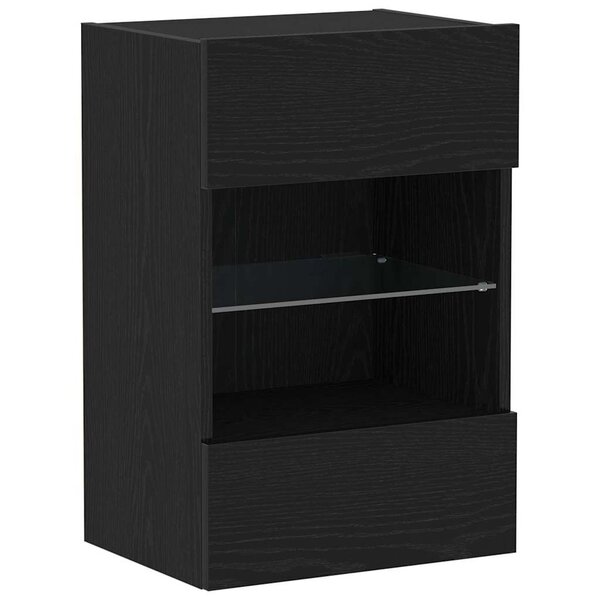 vidaXL Meuble TV Noir 40 x 30 x 60 5 cm Bois d'ingénierie