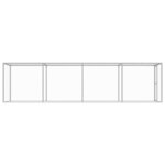 vidaXL Cage pour chat 6x1,5x1,5 m Acier galvanisé