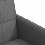 vidaXL Chaises de salle à manger 2 Pièces Gris foncé 58 x 65 x 94 cm