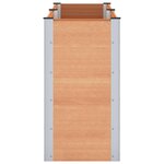 vidaXL Jardinière surélevée Marron 200 x 50 x 91 cm WPC et Aluminium