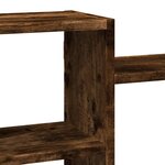 vidaXL Étagère murale chêne fumé 129x18x42 cm bois d'ingénierie