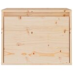 vidaXL Armoire murale 45x30x35 cm Bois de pin massif