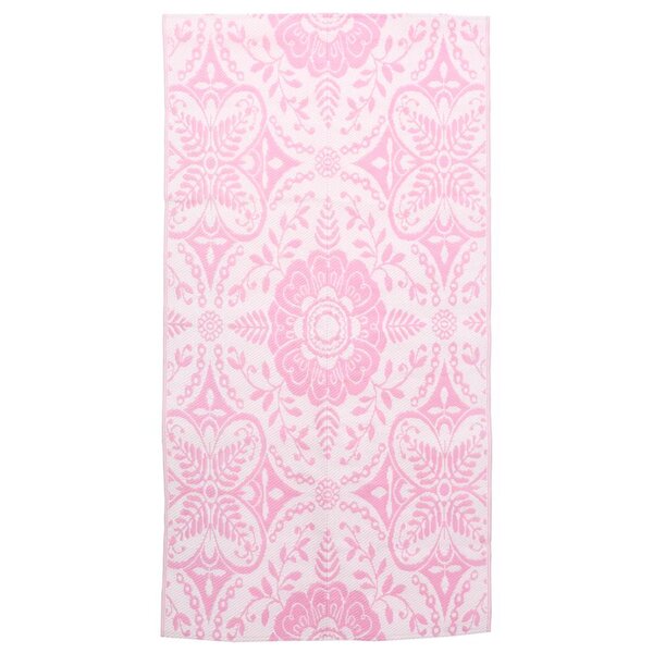 vidaXL Tapis d'extérieur ARAKIL rose 120x180 cm PP