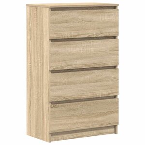 vidaXL Buffet Chêne sonoma 60x35x98 5 cm Bois d'ingénierie