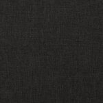 Vidaxl fauteuil inclinable noir tissu