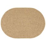 vidaXL Tapis ZIZUR Marron 170 x 120 cm Polypropylène