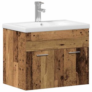 vidaXL Armoire de salle de bain Bois ancien 60 x 38 5 x 46 cm