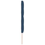 vidaXL Headboard LED Bleu 90 cm Tissu