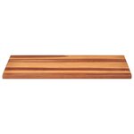 vidaXL Dessus de table bois massif d'acacia 25-27 mm 60x80 cm