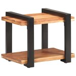 vidaXL Table de chevet 50x40x40 cm Bois d'acacia massif