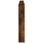 vidaXL Tête de lit Chêne fumé 180 x 16 5 x 103 5 cm Bois d'ingénierie