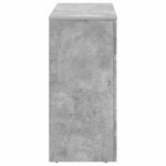vidaXL Table basse Gris béton 102 x 35 x 75 cm Bois d'ingénierie