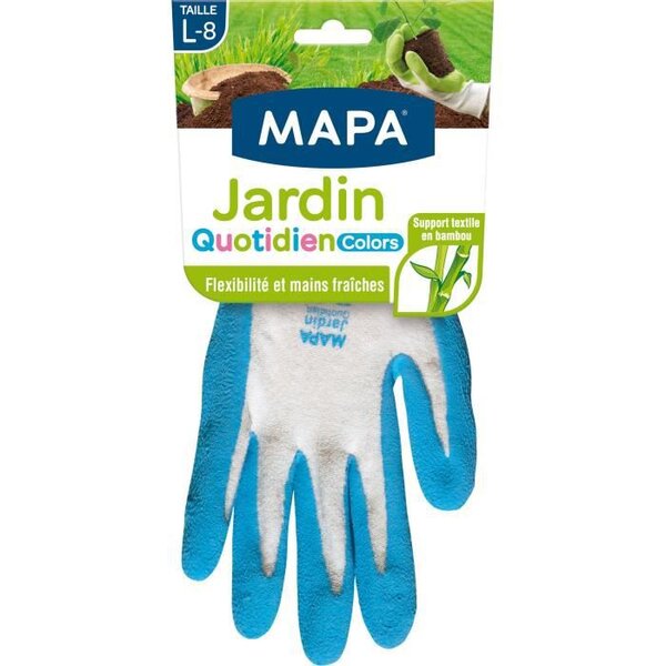 MAPA Gants de jardin Quotidien Colors - T8