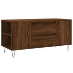 vidaXL Table basse chêne marron 102x44 5x50 cm bois d'ingénierie