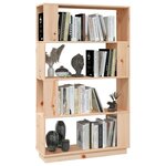 vidaXL Bibliothèque/Séparateur de pièce 80x25x132 cm Pin solide