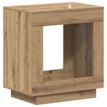 vidaXL Table d'appoint Chêne artisanal 60 x 40 x 65 cm