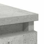 vidaXL Buffet avec tiroirs gris béton 71x35x84 cm bois d'ingénierie