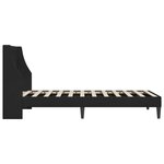 vidaXL Cadre de lit avec tête de lit Noir 90 x 190 cm Velours