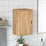 vidaXL Armoire murale de salle de bain OTTA 35x30x55 cm bois massif