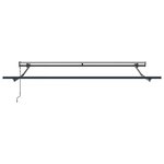 vidaXL Auvent Rétractable Multicolore 300 x 250 cm Tissu et Aluminium