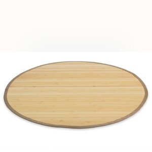 Tapis bambou 150 cm rond Naturel Clair
