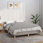 vidaXL Couverture lestée Gris 152x203 cm 11 kg Tissu