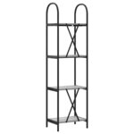 vidaXL Étagère Gris Sonoma 40 x 30 x 146 cm Bois d'ingénierie