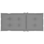 vidaXL Chaises inclinables de jardin avec coussins 8 Pièces Gris Acacia