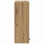vidaXL Cabinet de salle de bain Chêne artisanal 39 x 23 5 x 65 cm