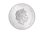 Pièce de monnaie 2 Dollars Niue 2021 1 once argent BE – Cara Dune
