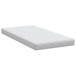 vidaXL Matelas Blanc 160 x 80 cm Mousse