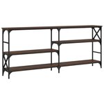 vidaXL Table console chêne marron 180x29x76 5 cm bois d'ingénierie