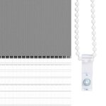 vidaXL Store enrouleur tamisant 120 x 175 cm gris