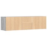 vidaXL Armoire d'angle sonoma gris 160x40x45 cm bois d'ingénierie