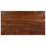 vidaXL Dessus de table 100x50x2 5cm rectangulaire bois massif récupéré