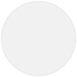 vidaXL Protecteur de table transparent Ø 90 cm 1 6 mm PVC
